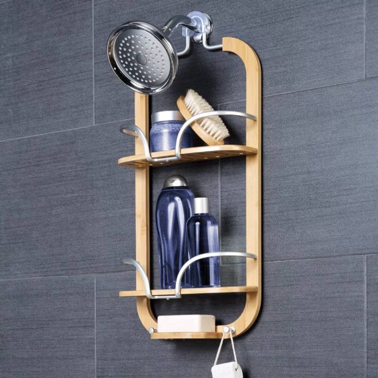 Zenna Home NeverRust bamboo shower caddy