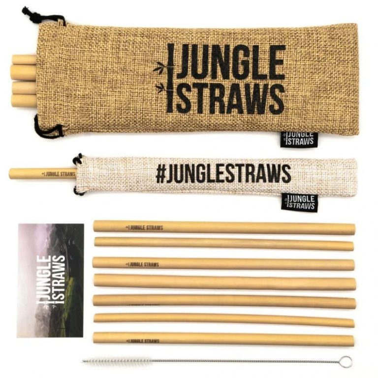 Jungle Culture bamboo Jungle Straws set